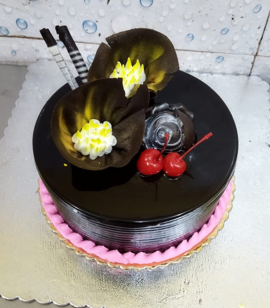 Kiriaki's 8th Cake with Mini Mirror Balls